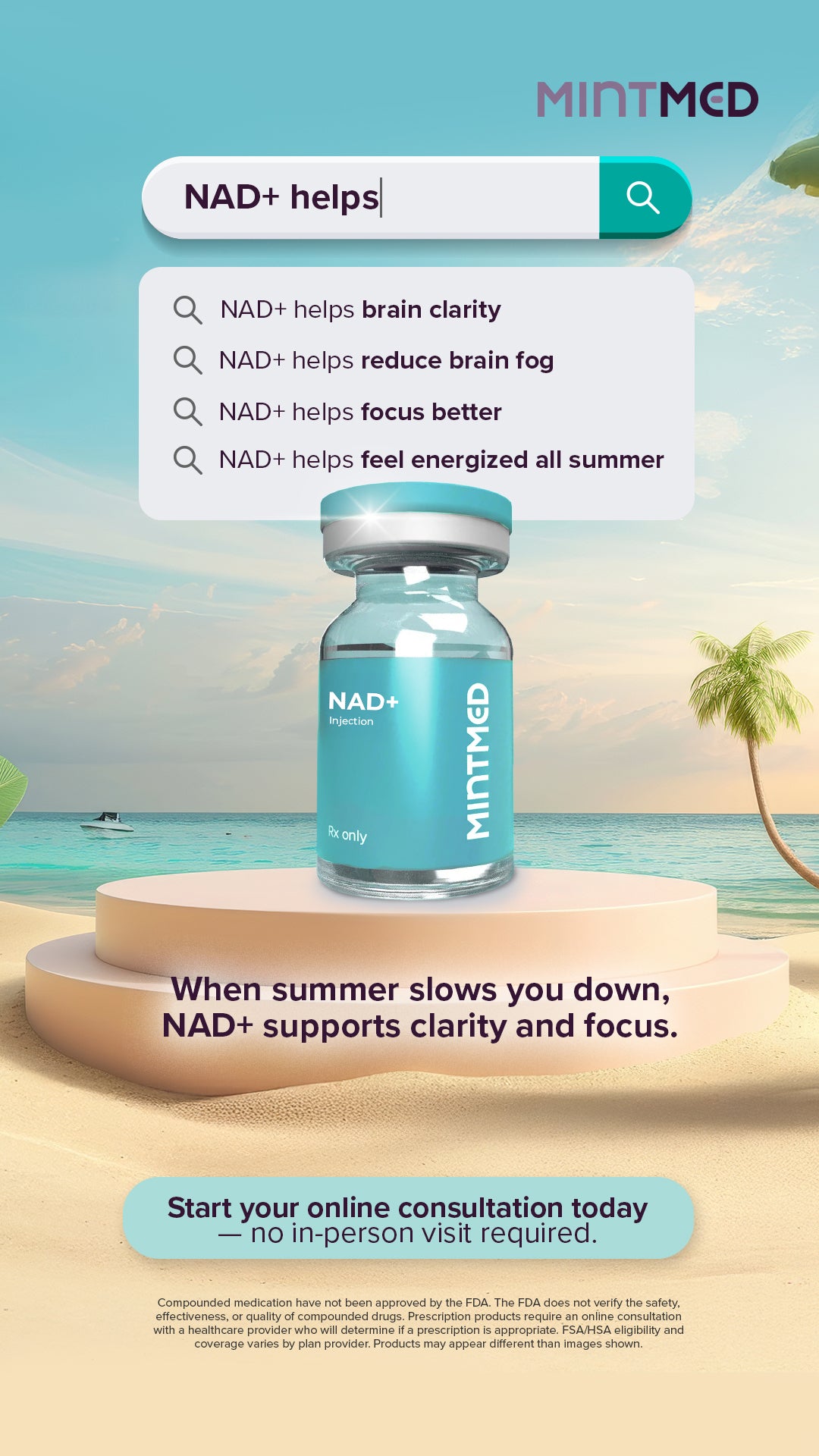 NAD + Compounded